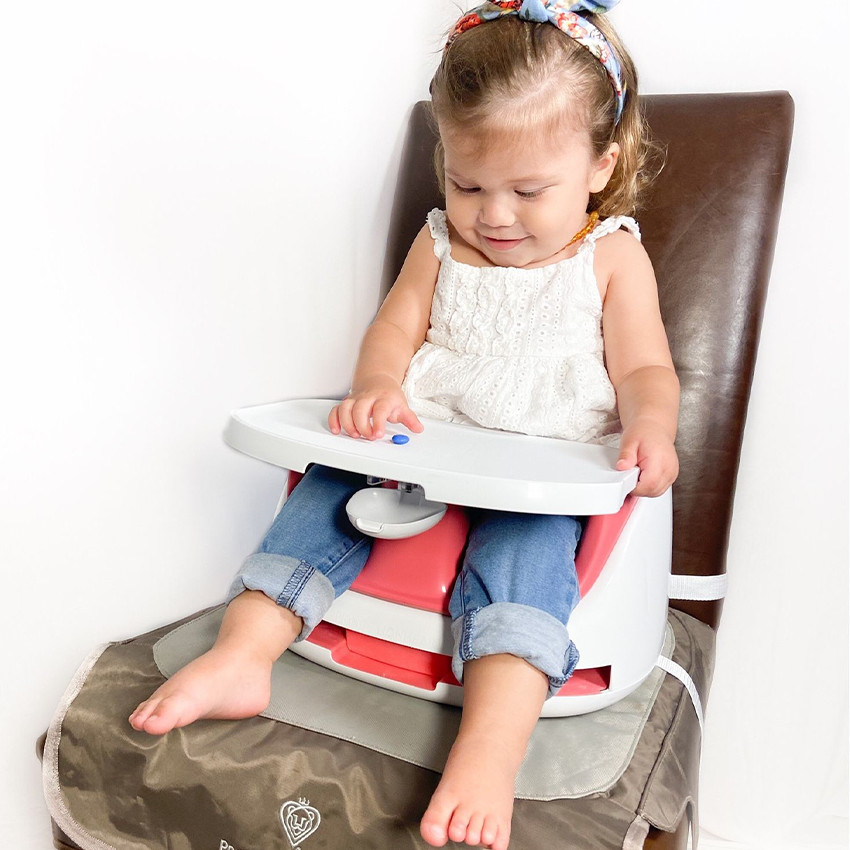 Rehausseur de chaise Bébé Pod avec tablette anthracite