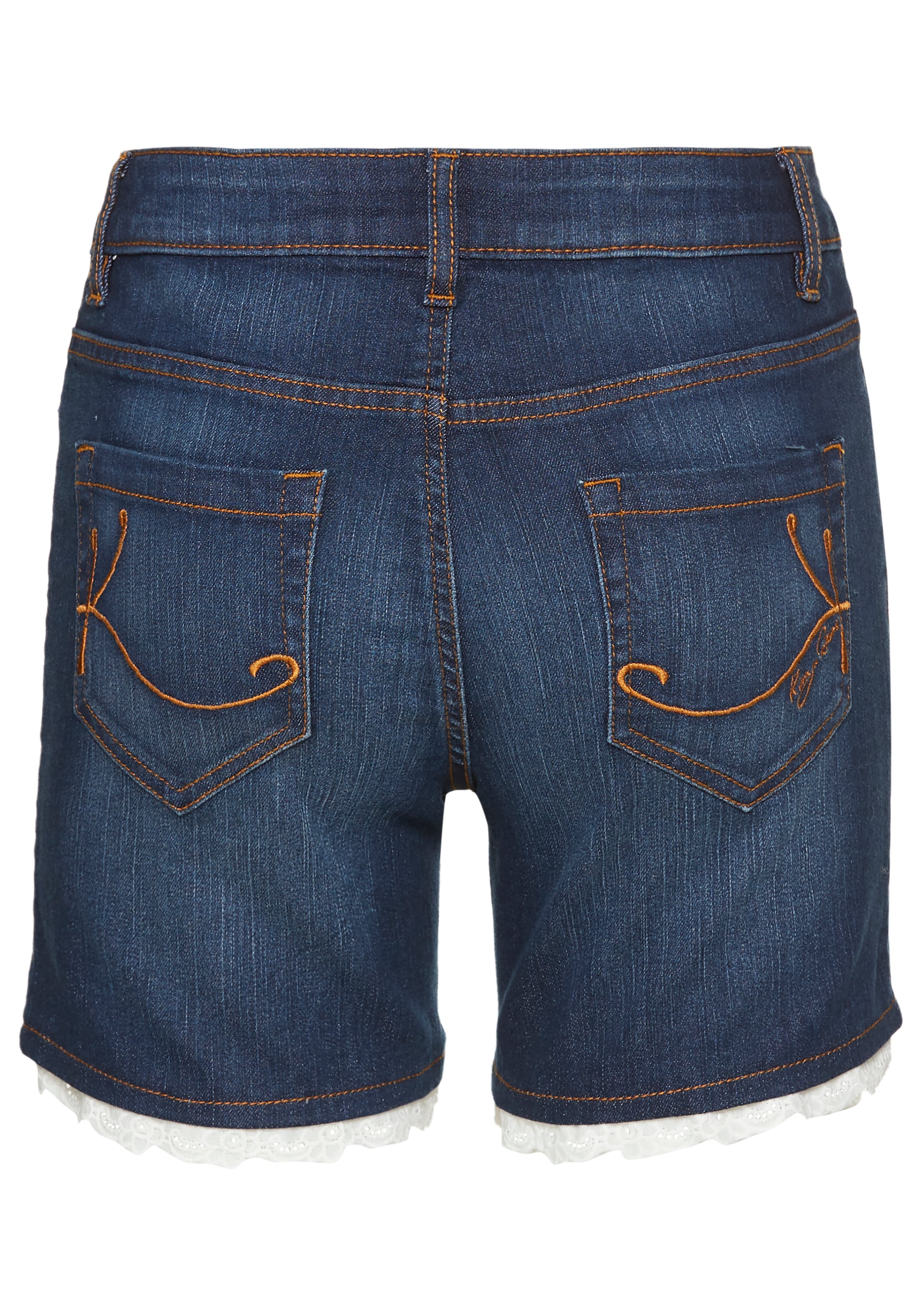 KangaROOS Jeansshorts , mit Spitze
