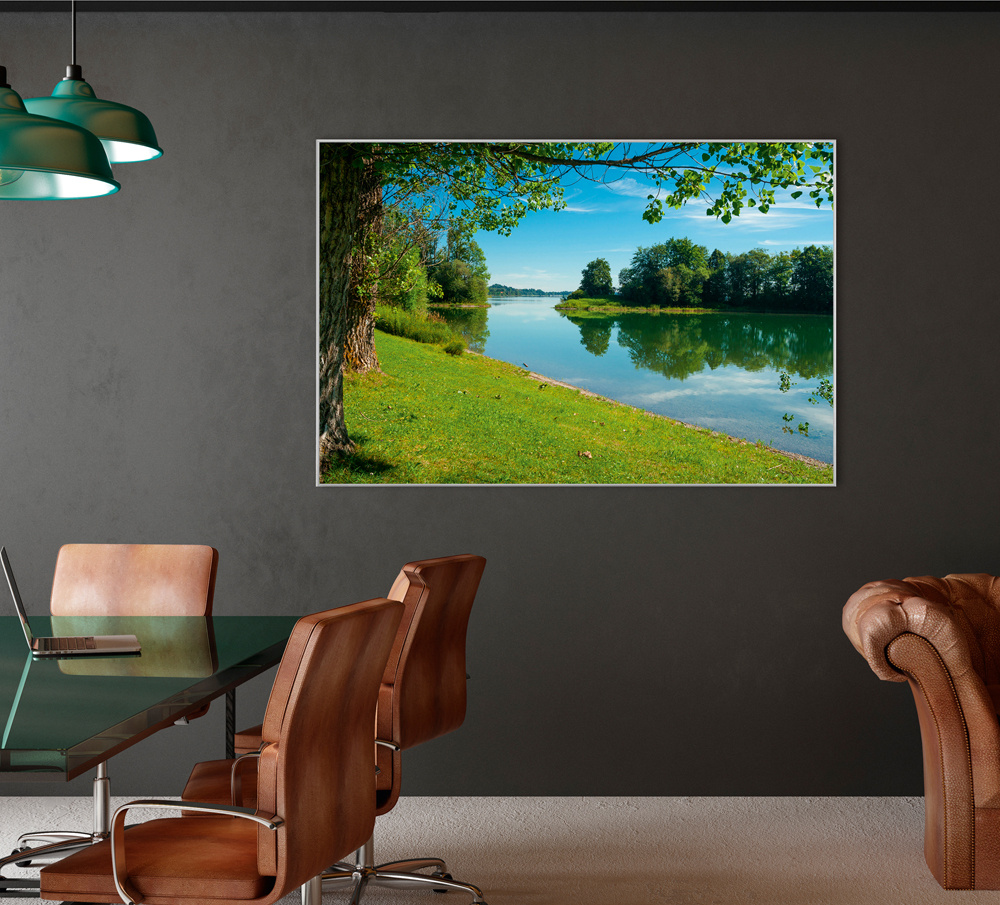 Akustikbild RUHIGER FLUßLAUF 80x120cm, 7kg