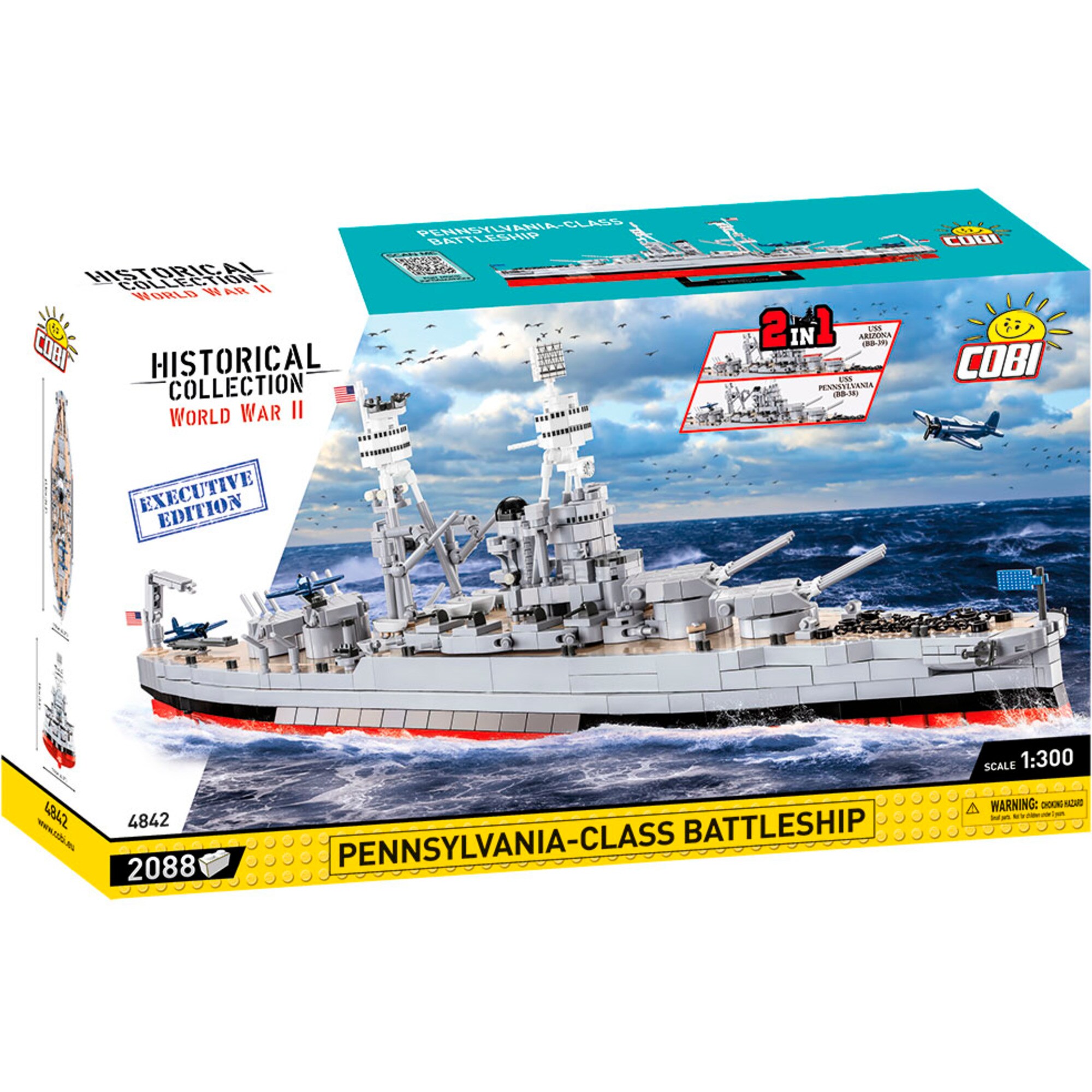 COBI Konstruktionsspielzeug Pennsylvania Class Battleship - Executive Edition