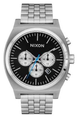 Montre Nixon Time Teller Chrono Chrome/Black/Chrome Sunray
