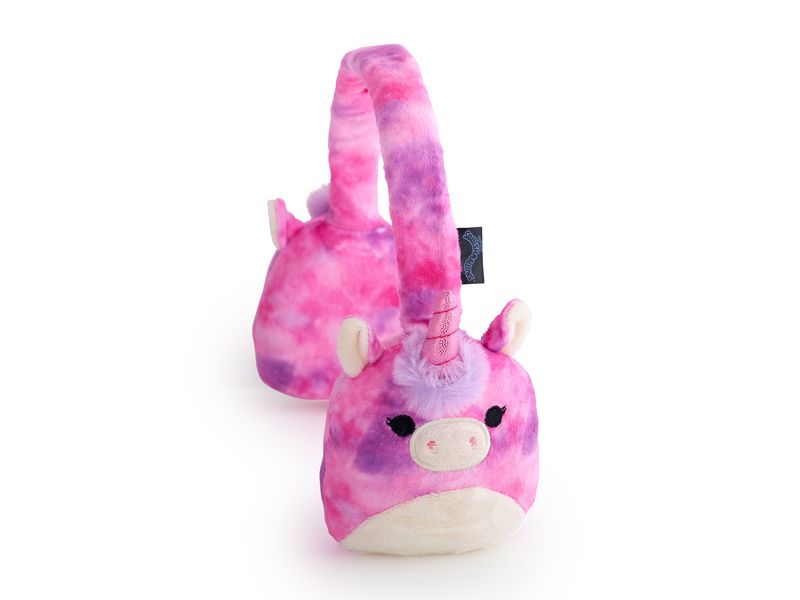 Squishmallows Kinderkopfhörer Lola Bluetooth Violett/Pink Kabellose Plüsch-Kopfhörer