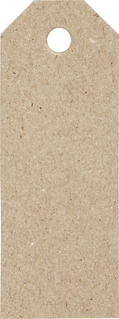 Manillamærker - Str. 3X8 CM - 220 G - Natur - 20 Stk