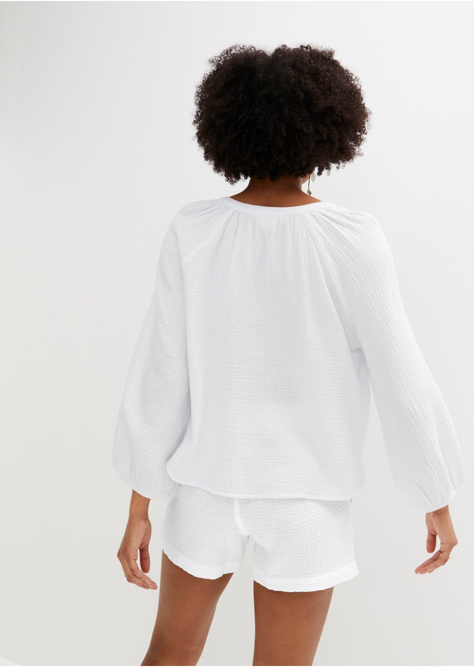 Blouse en gaze de coton
