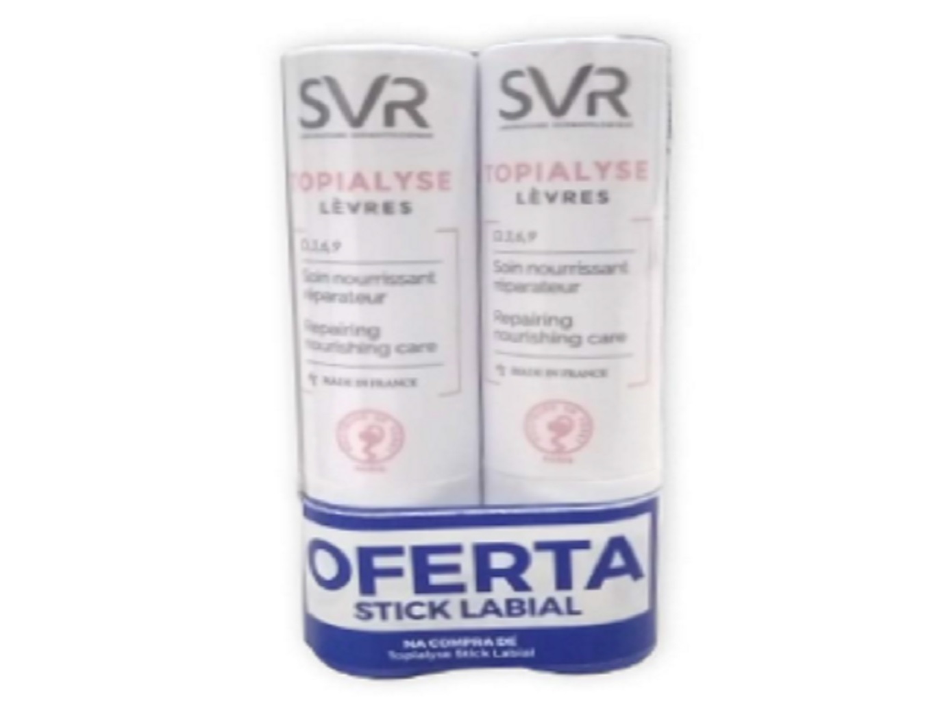 STICK LABIAL SVR TOPIALYSE VEGETAL 2X4G