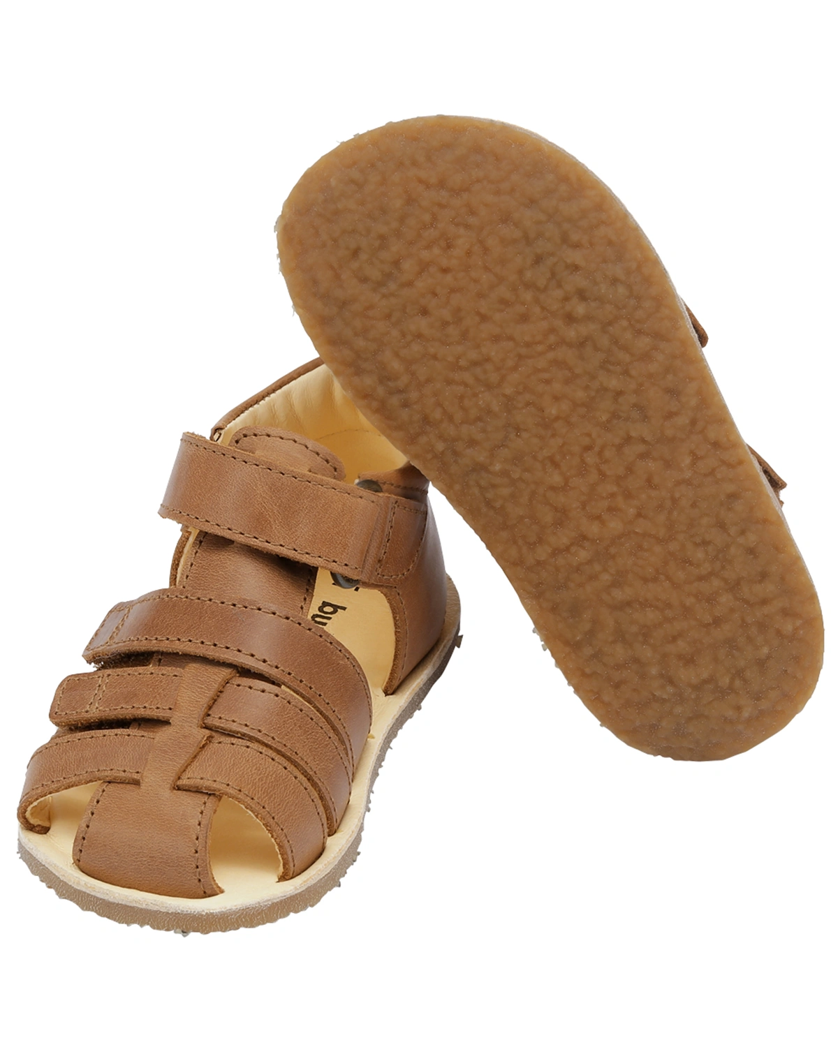 Klettsandale SEBASTIAN mit Zehenschutz in tan