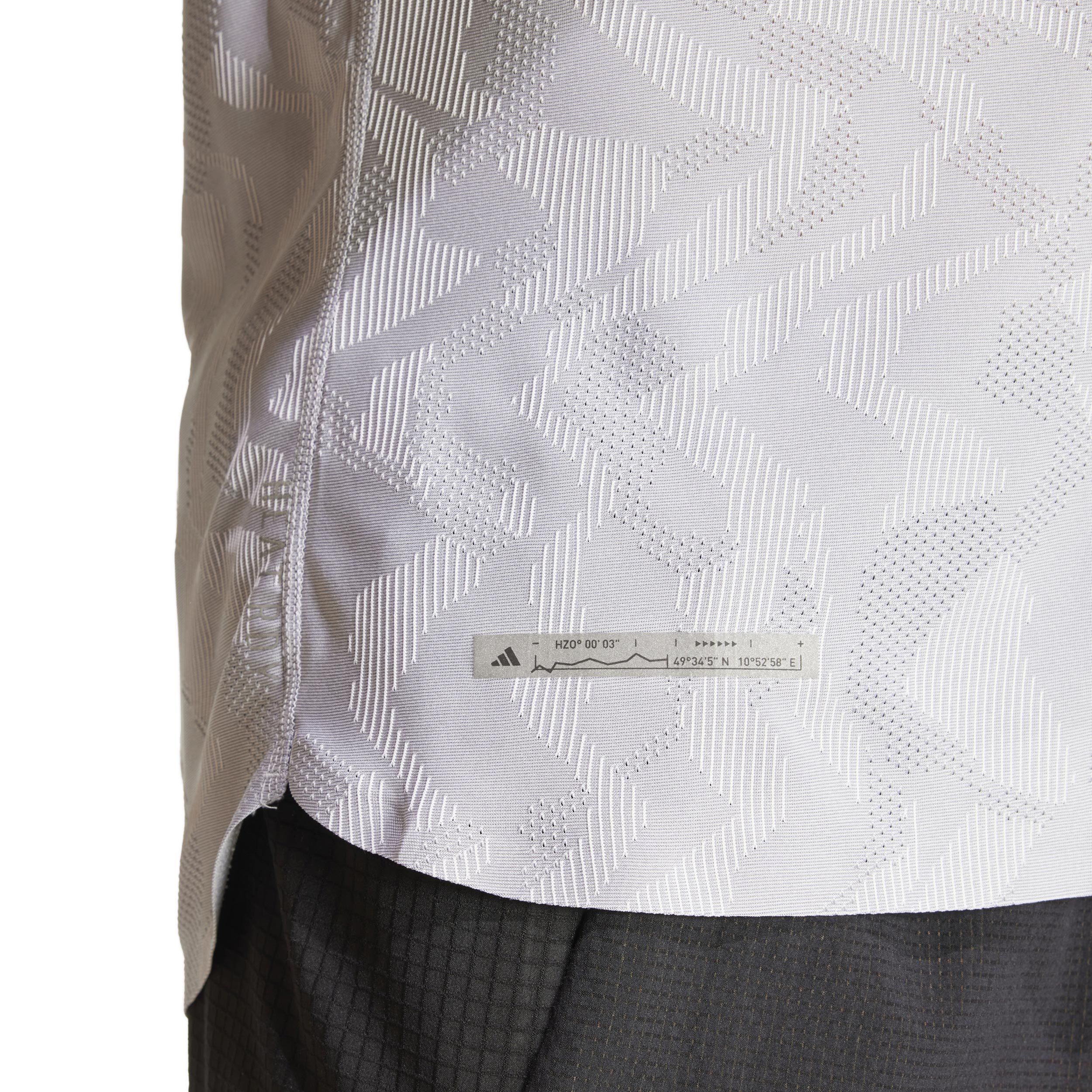 adidas Ultimate Engineered Maillot De Course Hommes - Argent