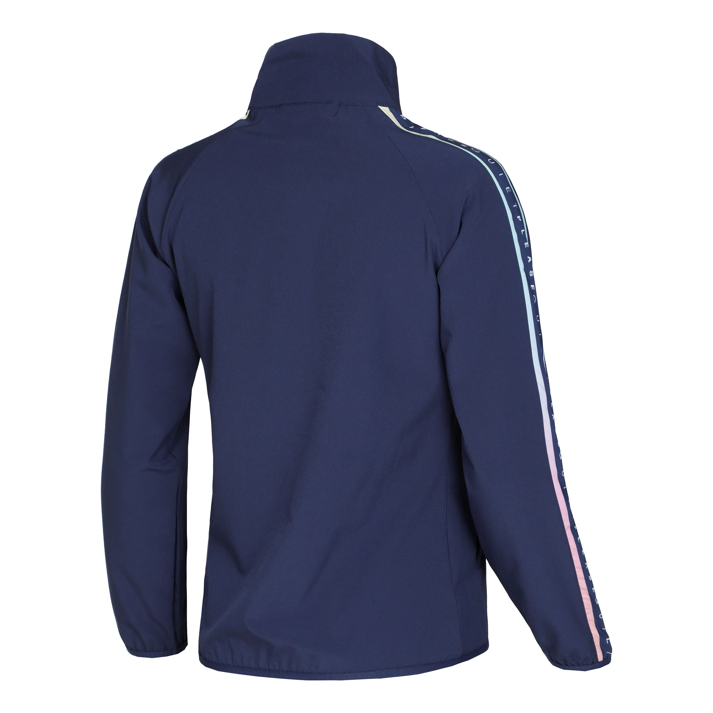 Quiet Please Rainbow Stroke Veste De Survêtement Femmes - Bleu , Multicouleur