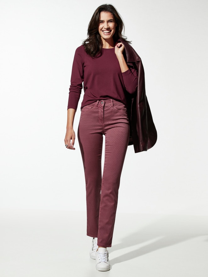 Jacquardhose Tonal