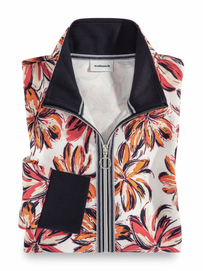 Freizeitjacke Baumwollstretch