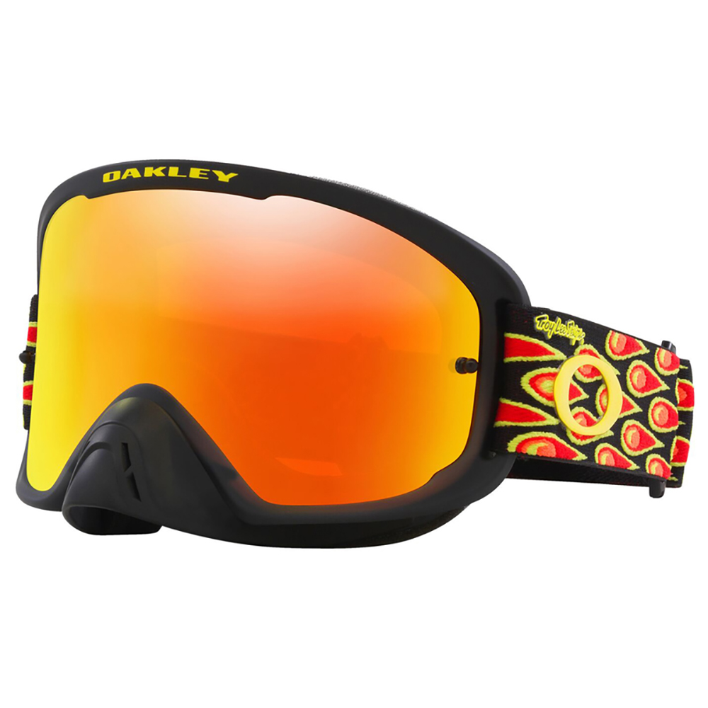 Oakley - Masque O Frame 2.0 Pro MX Troy Lee Designs Speed Bubbles - Ecran iridium Noir / Jaune
