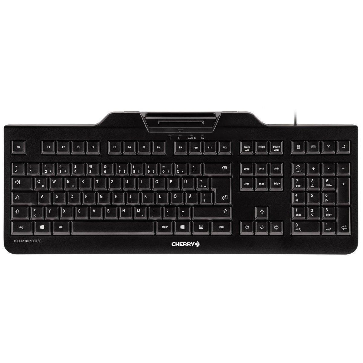 Cherry KC 1000 SC, tangentbord med kortläsare, nordisk layout, svart