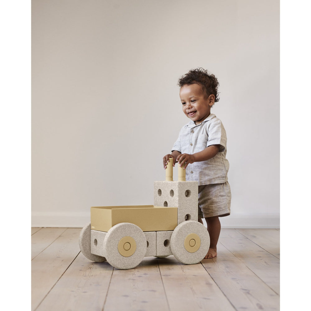 Køb MODU 3-i-1 Baby Walker Sand Grey / Honey Yellow