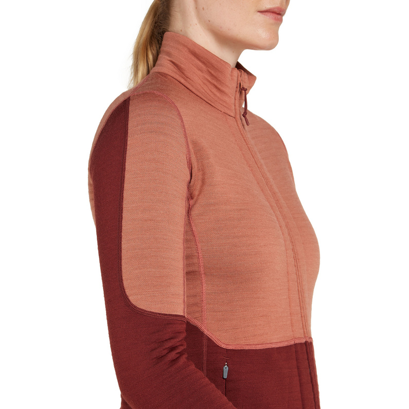 Icebreaker Damen 400 RealFleece Descender Jacke