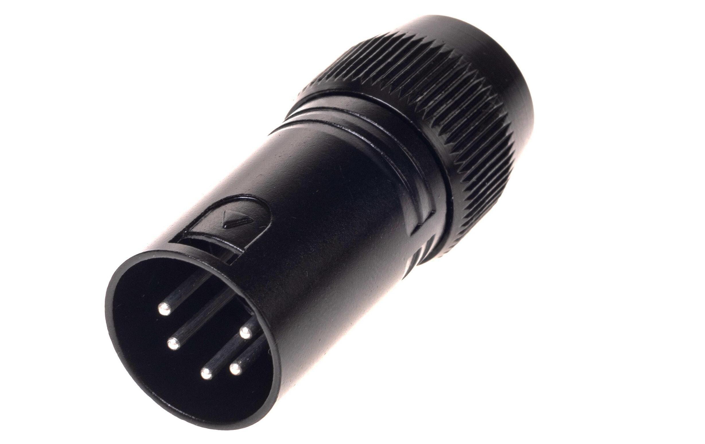 DMX-Terminator BT1005BK-M 5-Pol XLRmHochwertiger und robuster 5-Pol Bemero DMX-Terminator