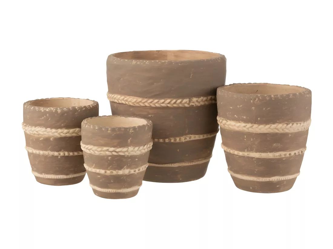 Cache-Pot en Terre Cuite 