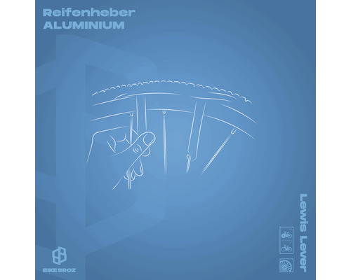 Bike Broz Fietsbandenlichterset Lewis Lewis Lever