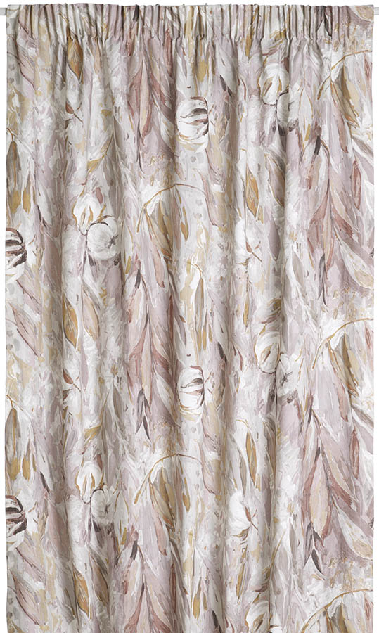 Ellery gardin 140x160 støvrosa