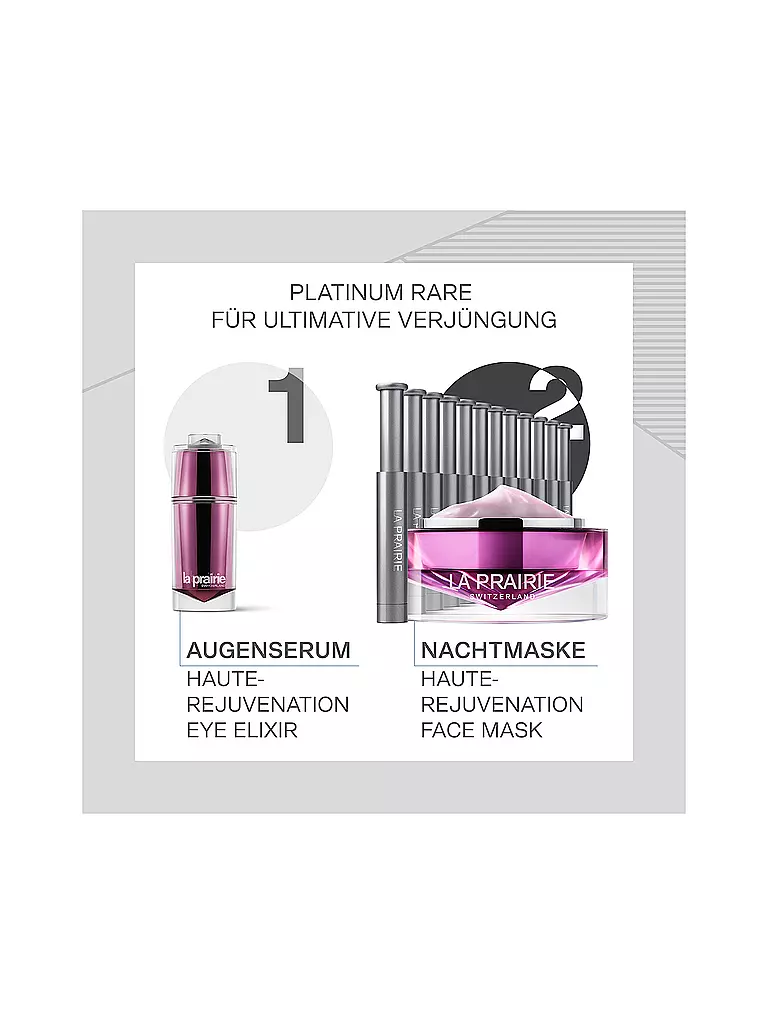 LA PRAIRIE Platinum Rare Mask Rejuvenating  20ml & 12x 0.7ml  keine Farbe