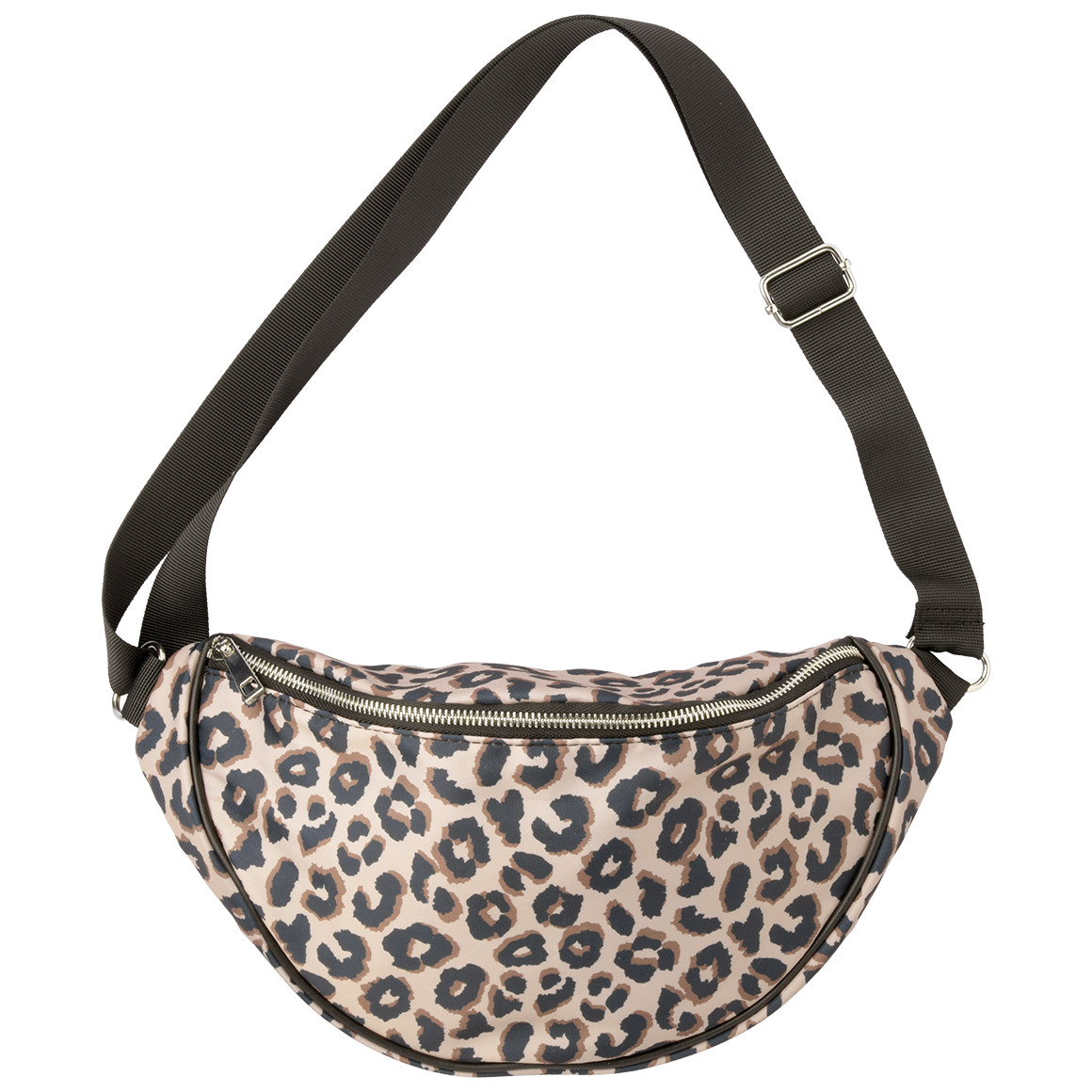 Gina Benotti Damen Hip-Bag im Leo-Look beige / braun / schwarz