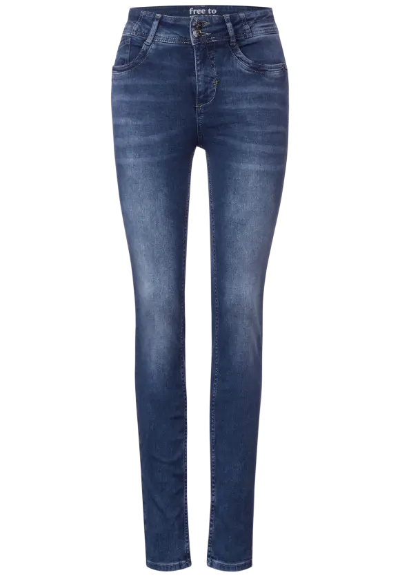 Free to move Jeans - mid blue washed