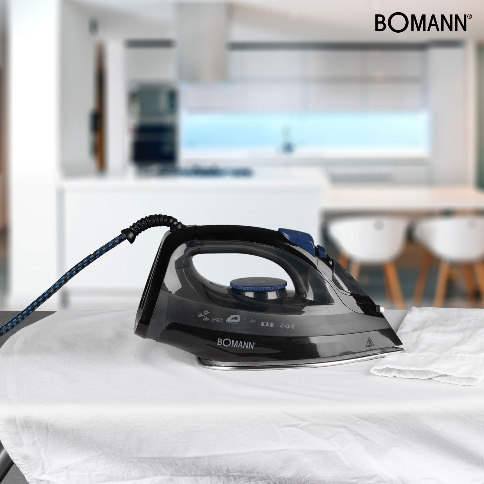 BOMANN Dampfbügeleisen Grau DB 6003 CB