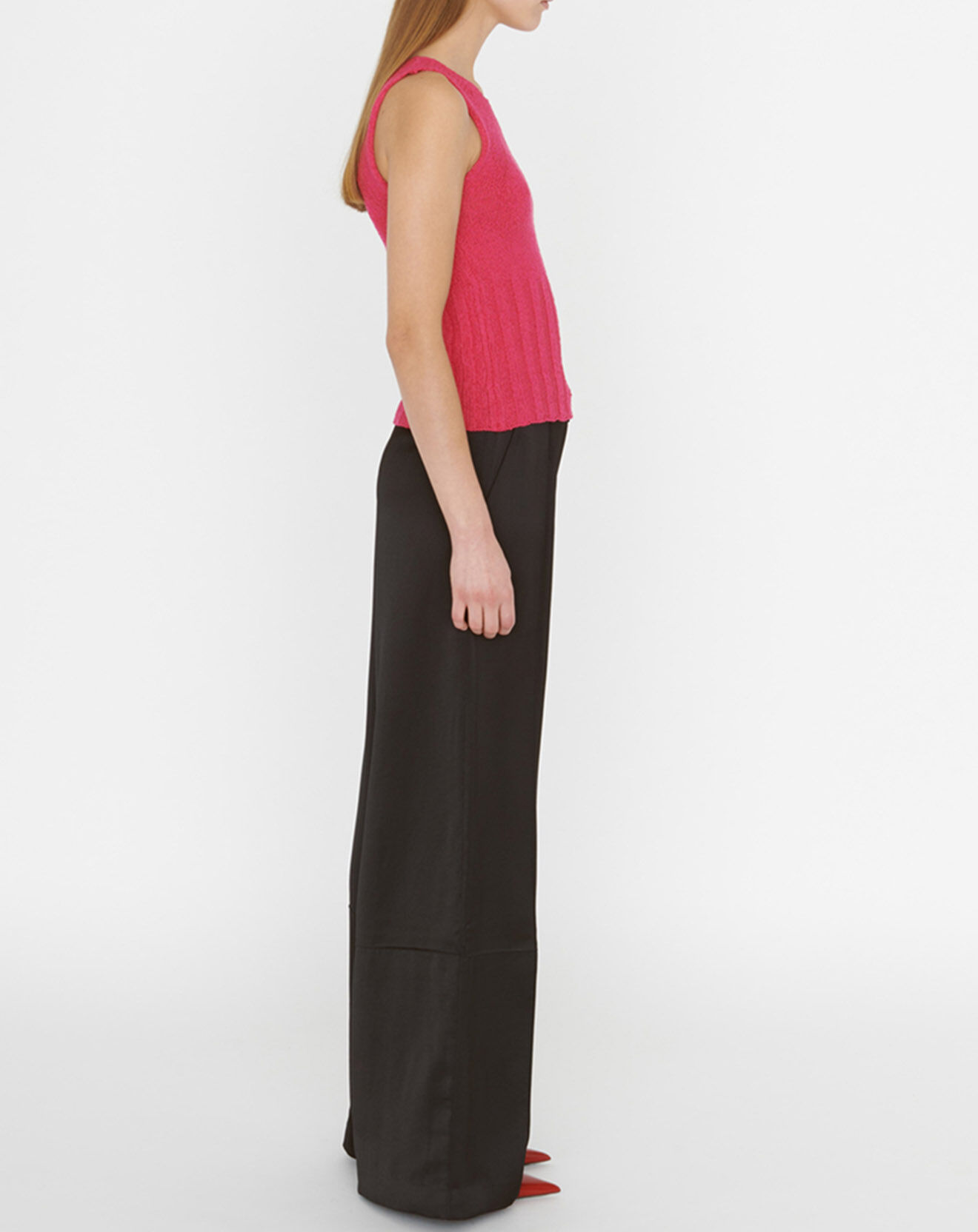 Zapa Top en maille Neith fuchsia