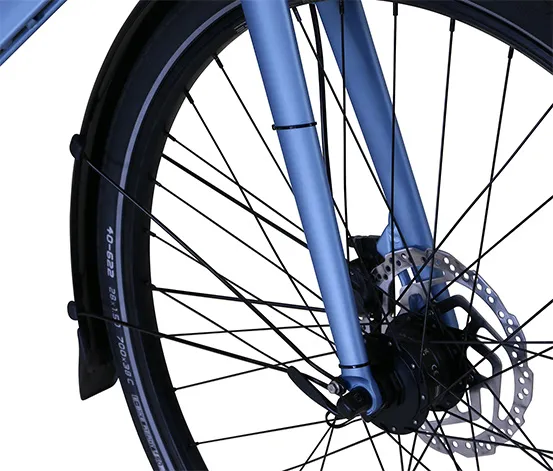 HAWK Bikes Fahrrad »Trekking Lady Super Deluxe Plus«, blau, 28 Zoll, 48-cm-Rahmen