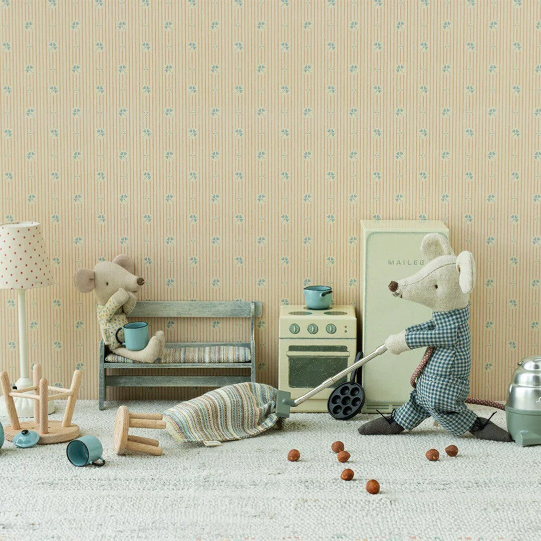 Maileg poppenhuis vloerkleed striped