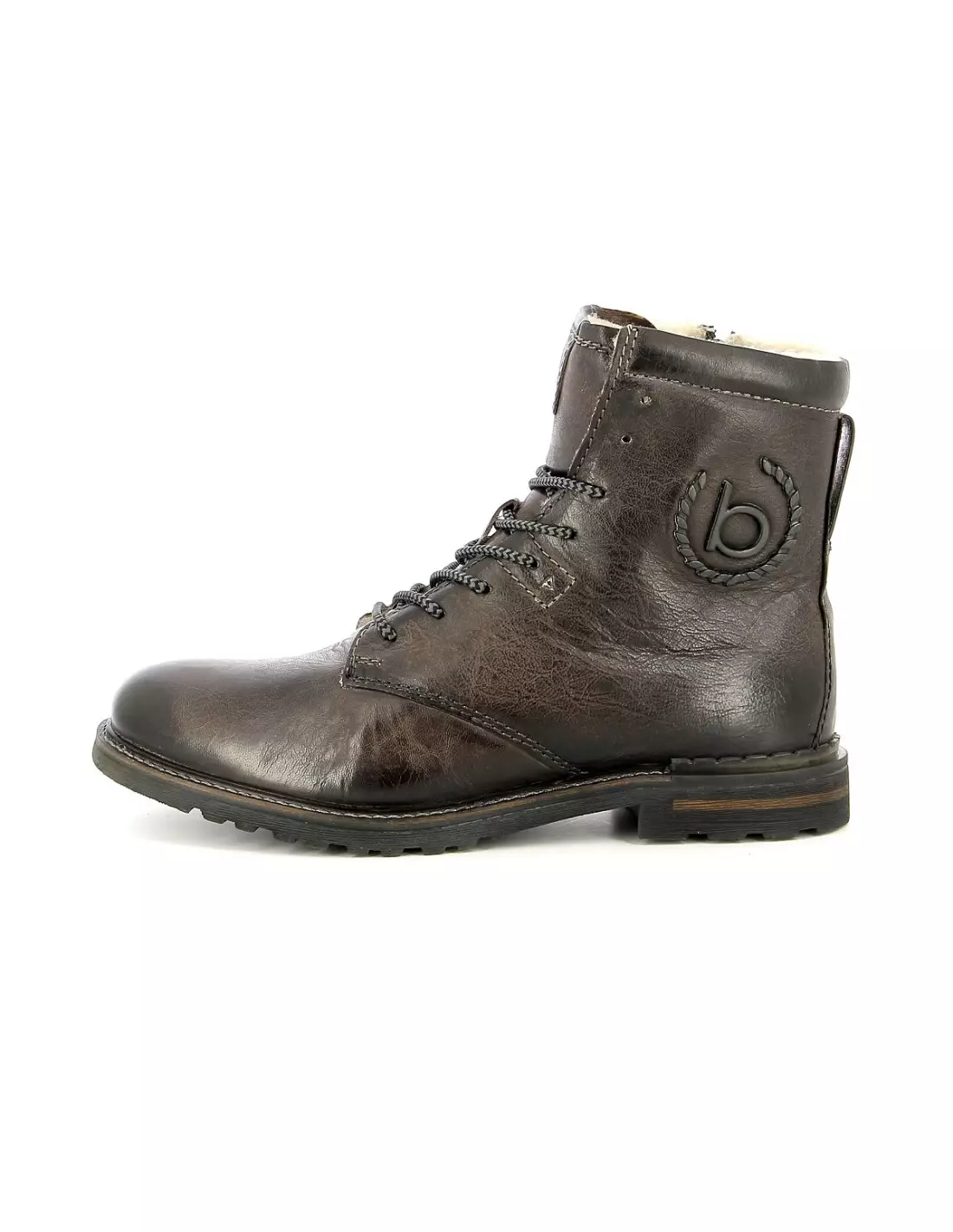 BUGATTI VITTORE - Bottines & boots Darkgrey