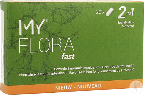 My Flora Fast Transit Intestinal 20 Capsules