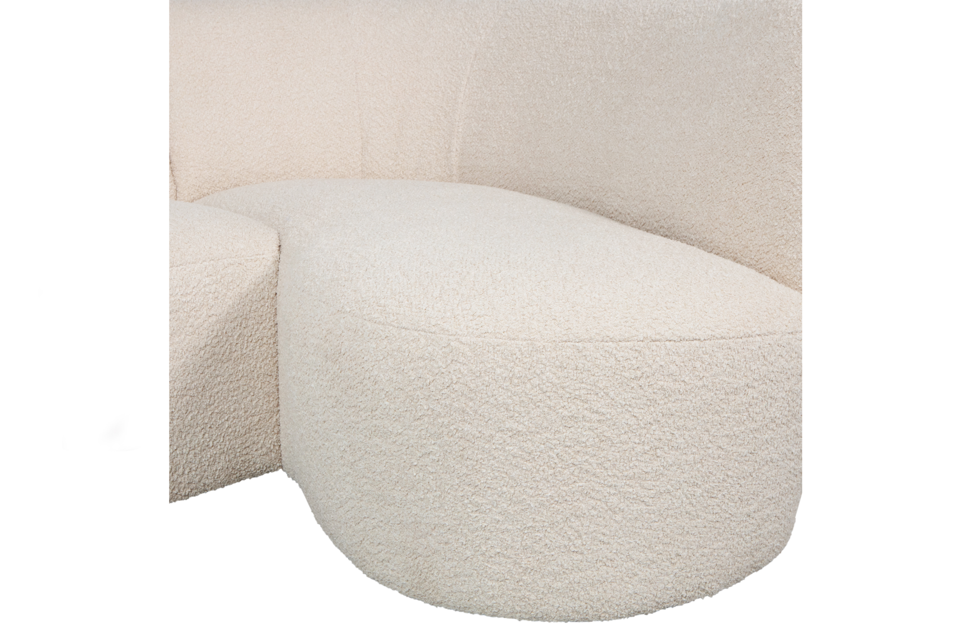 WOOOD Exclusive chaise longue element rechts Coco Coco chaise longue element rechts - Creme