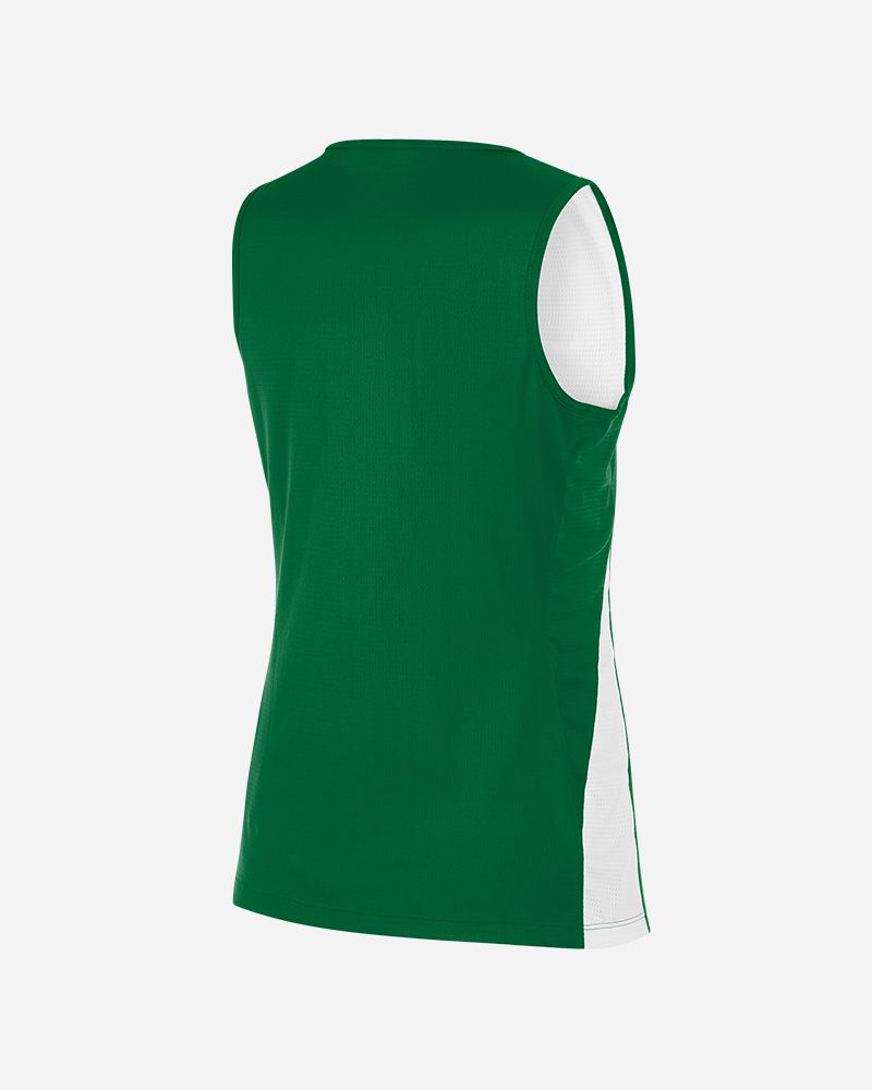 Maillot de basket reversible Nike Team Vert & Blanc pour femme