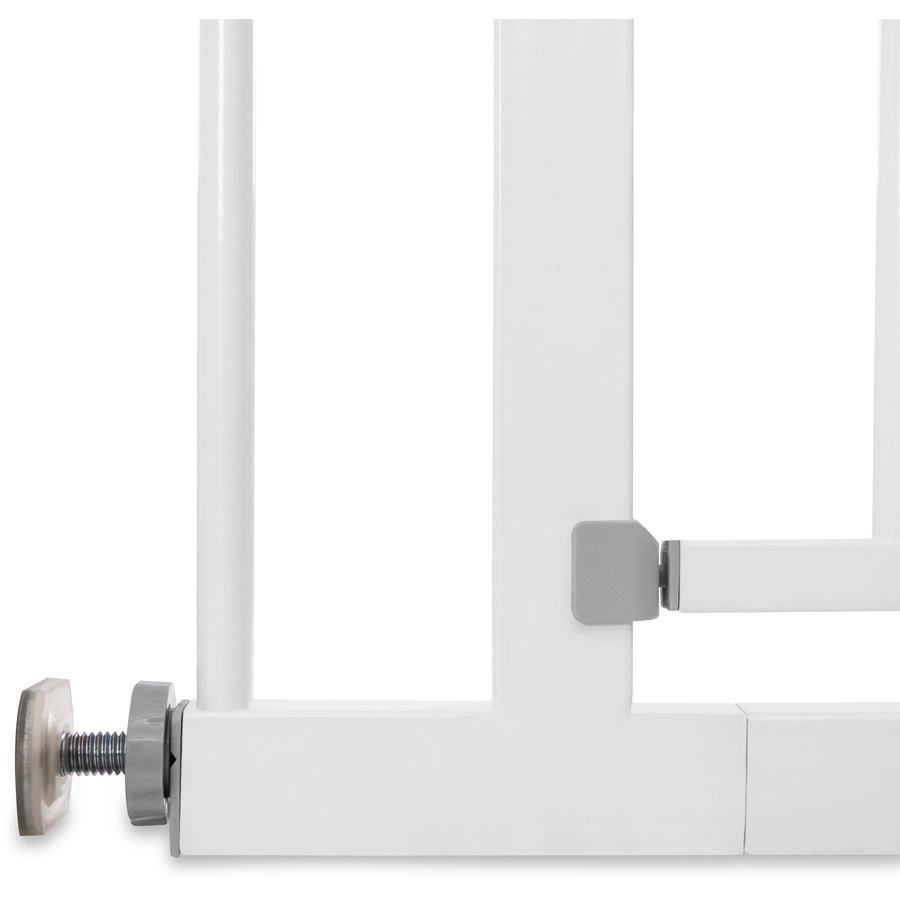 hauck Türschutzgitter Stop N Safe 2 Weiß inklusive 21 cm Verlängerung