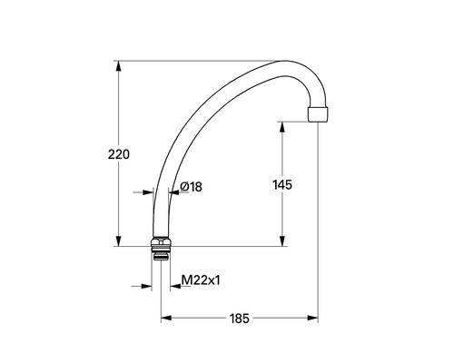 Grohe COSTA 13073 leidinguitlaat