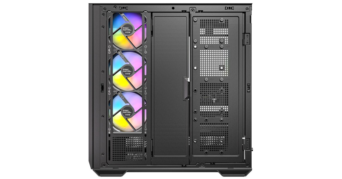 AntecC7 ARGB midi tower behuizing  (Zwart | 2x USB-A | 1x USB-C | Tempered Glass)