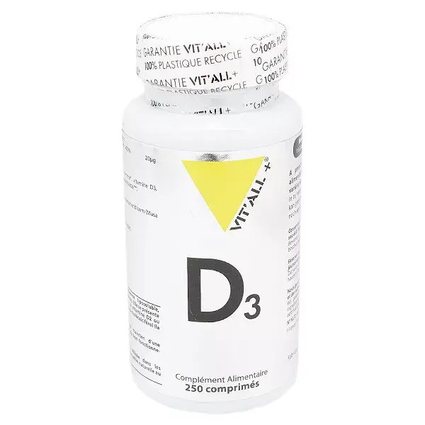 Vit'all+ Vitamina D3 250 comprimidos