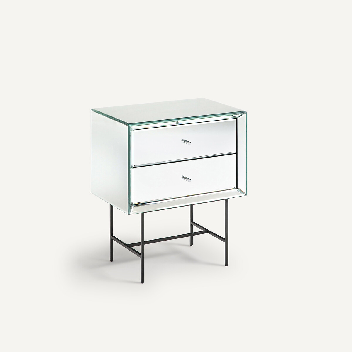 AM.PM<br>Mesa de cabeceira em MDF com espelho, Khonsou