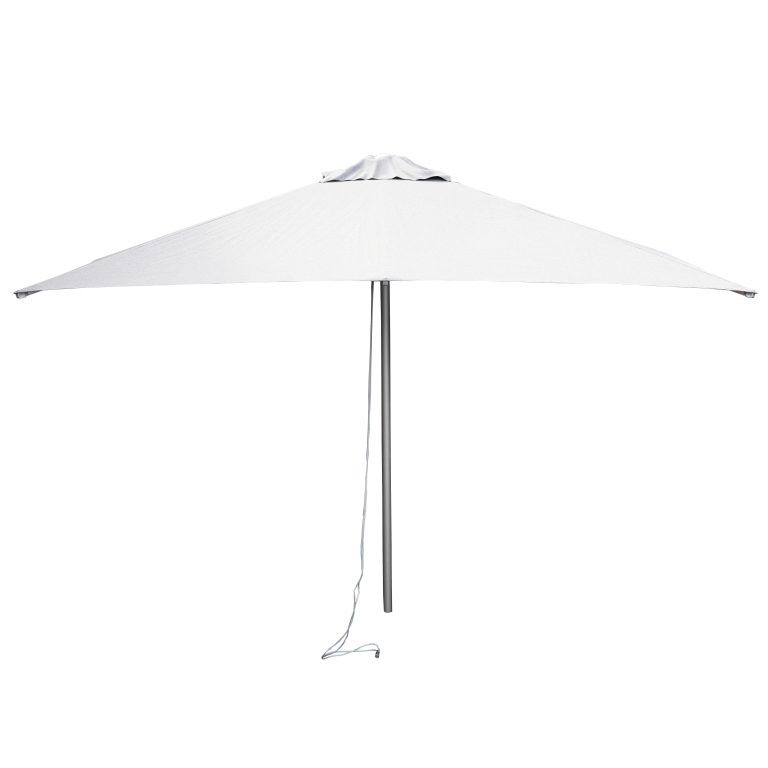 Cane-Line Harbour parasol met katrolsysteem 2x2 dusty white