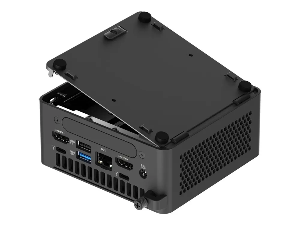 ASUS NUC 15 Pro Tall Kit - Barebone - mini PC 1 x Core Ultra 5 210H / op til 4.8 GHz - RAM 0 GB - Intel Graphics - IEEE 802.11ax (Wi-Fi 6), IEEE 802.11be (Wi-Fi 7), Bluetooth 5.4 - sort
