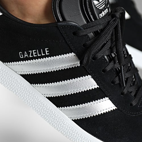 Baskets Gazelle ID7007 Core Black Silver Metallic Footwear White
