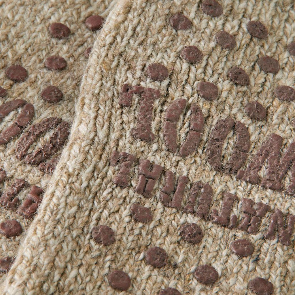 Apollo gemeleerde huissokken - set van 2 beige