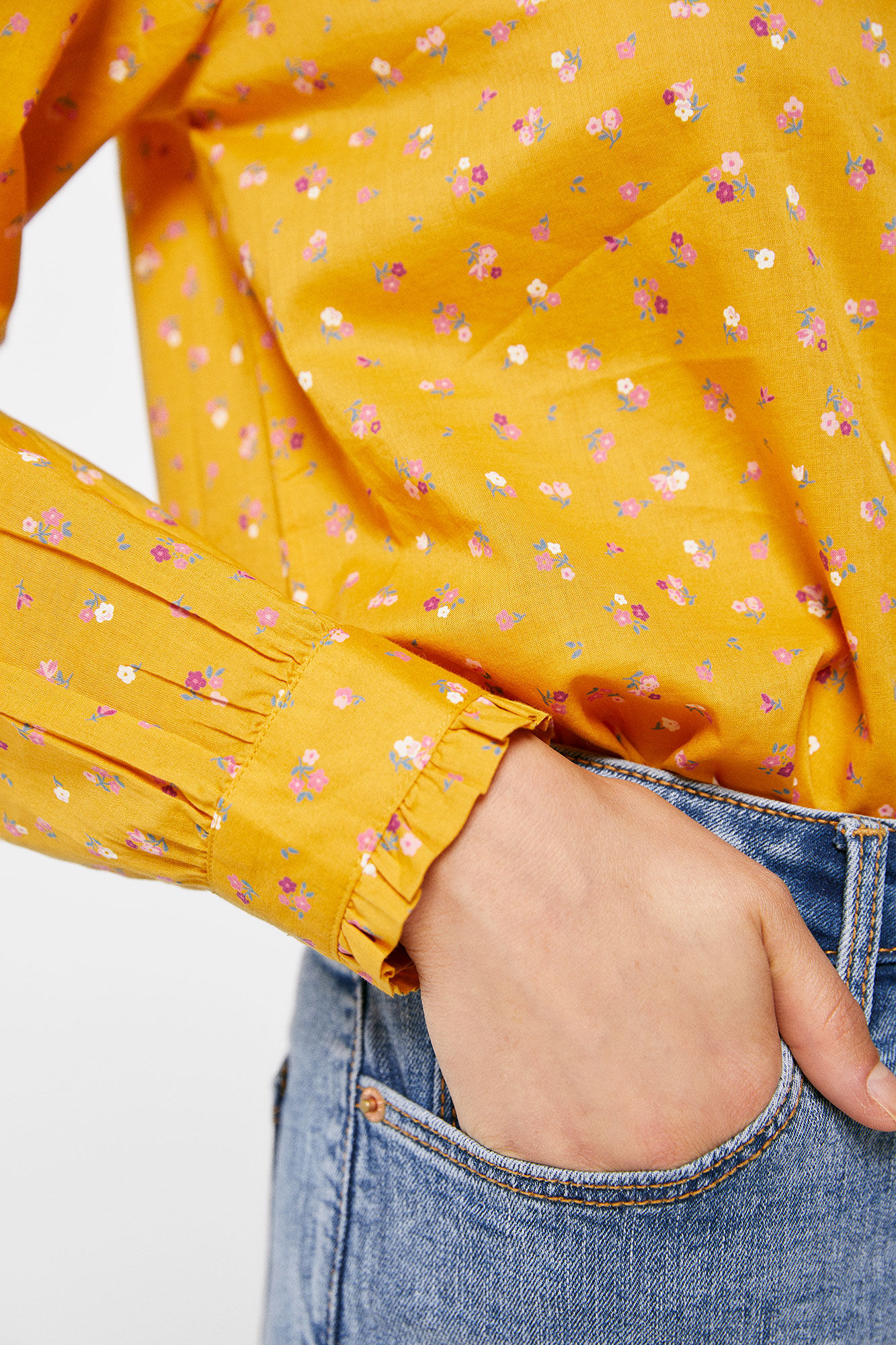 Blusa Liberty com estampa floral