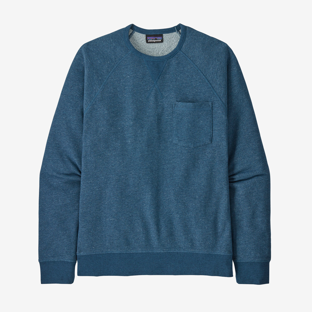 Mahnya Fleece-Sweatshirt mit Rundhalsausschnitt für Herren