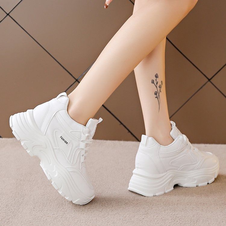 Asterisk - Platform Sneakers met letters