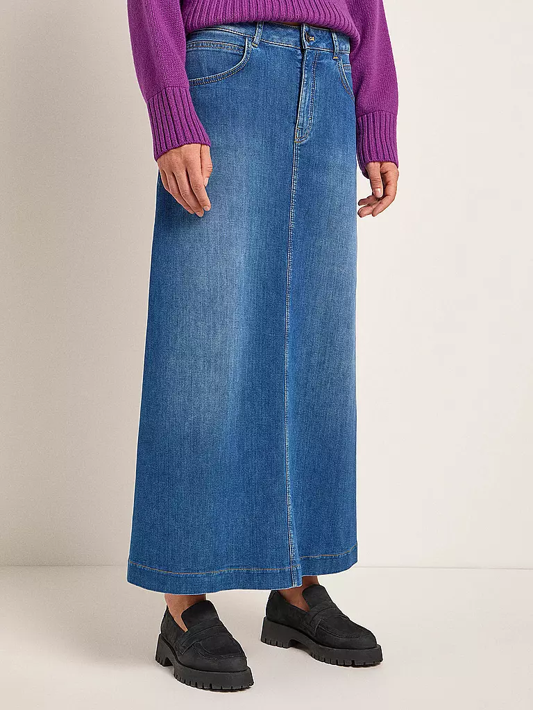 LANIUS Jeansrock blau