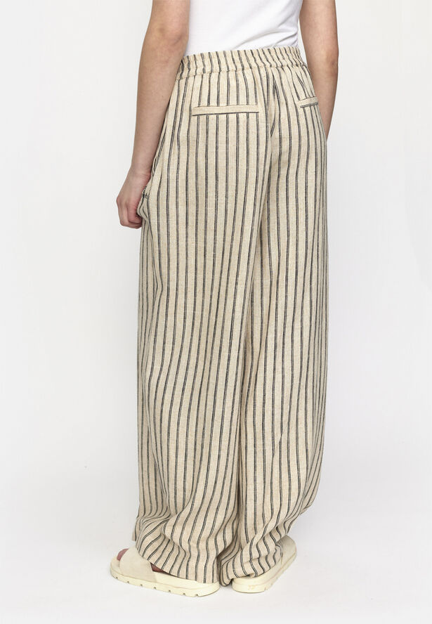 esmé studios ESKasia Pants Pure cashmere pinstripe