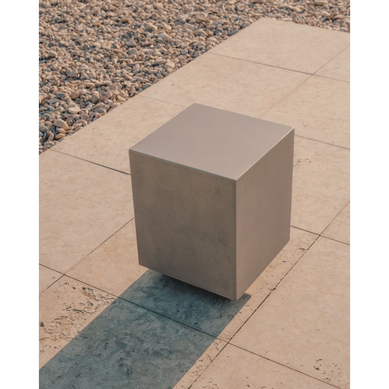 Table d'appoint Rustella en ciment 35 x 35 cm
