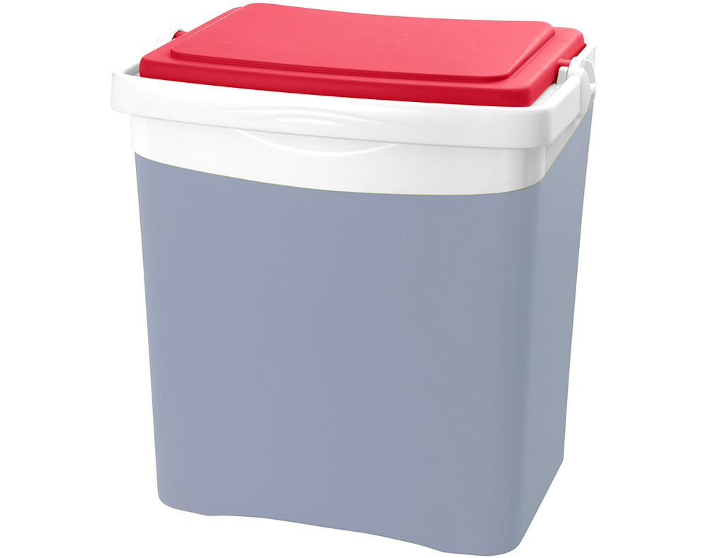 GELEIRA TROPIC CINZENTO E VERMELHO 25L