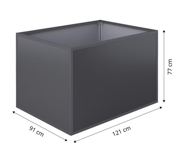 KGT Aluminium-Hochbeet, anthrazit